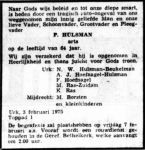 Hulsman Pieter Telegraaf 07-02-1975 (Neeltje Wilh. Beukelman C134).jpg